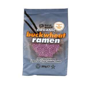 King Soba Buckwheat Ramen Noodle Cakes (280g)