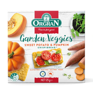 Orgran Garden Veggies Sweet Potato & Pumpkin Crispbread (125g)