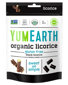 Yum Earth Organic Gluten Free Black Licorice (142g)