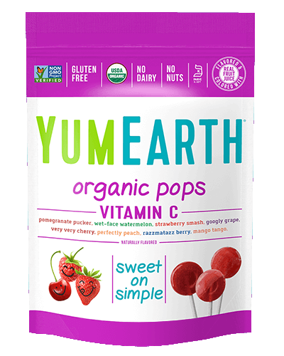 Yum Earth Organic Lollipops - Vitamin C (85g, 14 Pack)