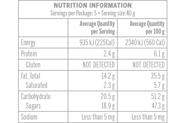 Vego Hazelnut Chocolate Spread Crunchy (200g)