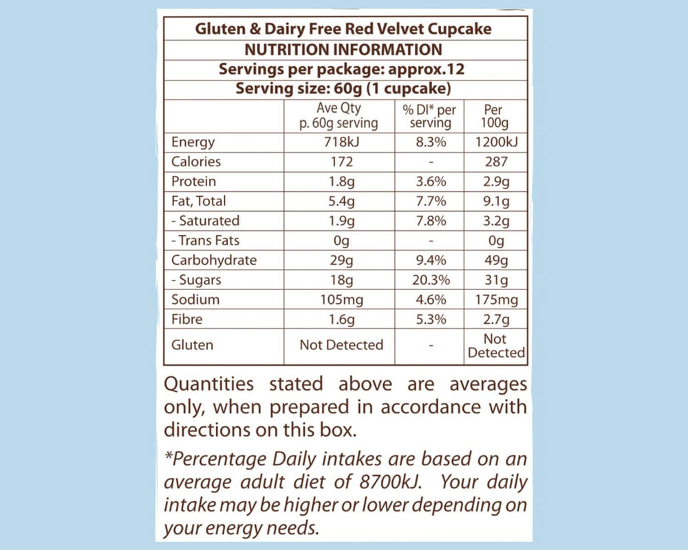 YesYouCan Red Velvet Cupcake Mix + Frosting (450g)