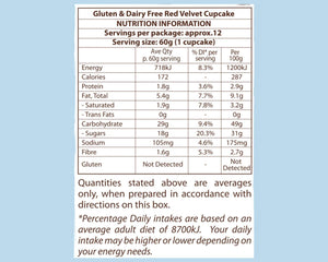 YesYouCan Red Velvet Cupcake Mix + Frosting (450g)