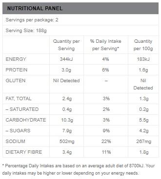 FODMAPPED For You Red Wine & Italian Herbs Tomato Pasta Sauce (375g)