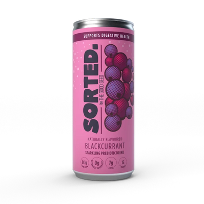 Sorted Sparkling Prebiotic Drink - Blackcurrant (250ml)