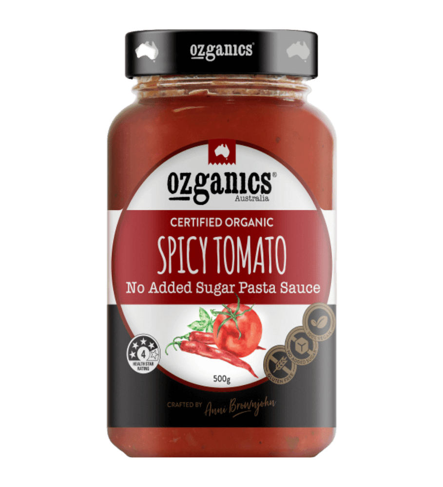 Ozganics Spicy Tomato Pasta Sauce (500g)