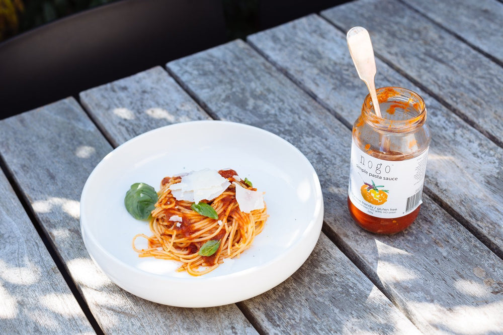 NOGO Sweet Basil and White Wine Pasta Sauce (375ml)
