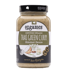 Ozganics Thai Green Curry Simmer Sauce (500g)