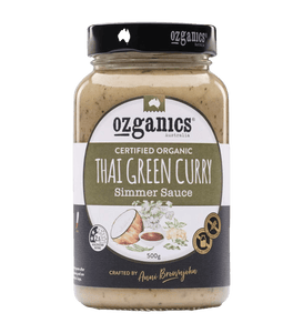 Ozganics Thai Green Curry Simmer Sauce (500g)