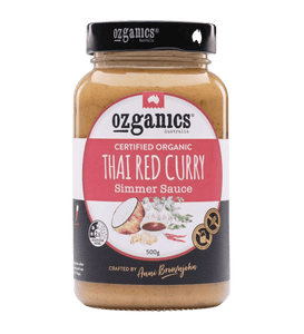 Ozganics Thai Red Curry Simmer Sauce (500g)