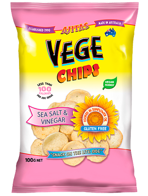 Vege Chips Sea Salt & Vinegar (100g)