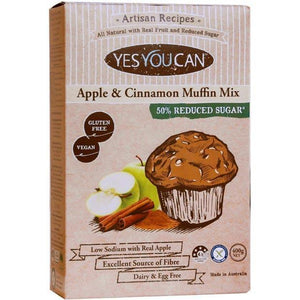 YesYouCan Apple & Cinnamon Muffin Mix (400g)