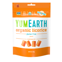 Yum Earth Organic Gluten Free Peach Licorice (142g)