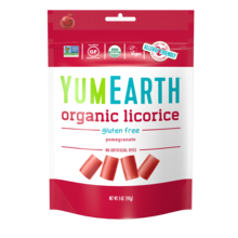 Yum Earth Organic Gluten Free Pomegranate Licorice (142g)